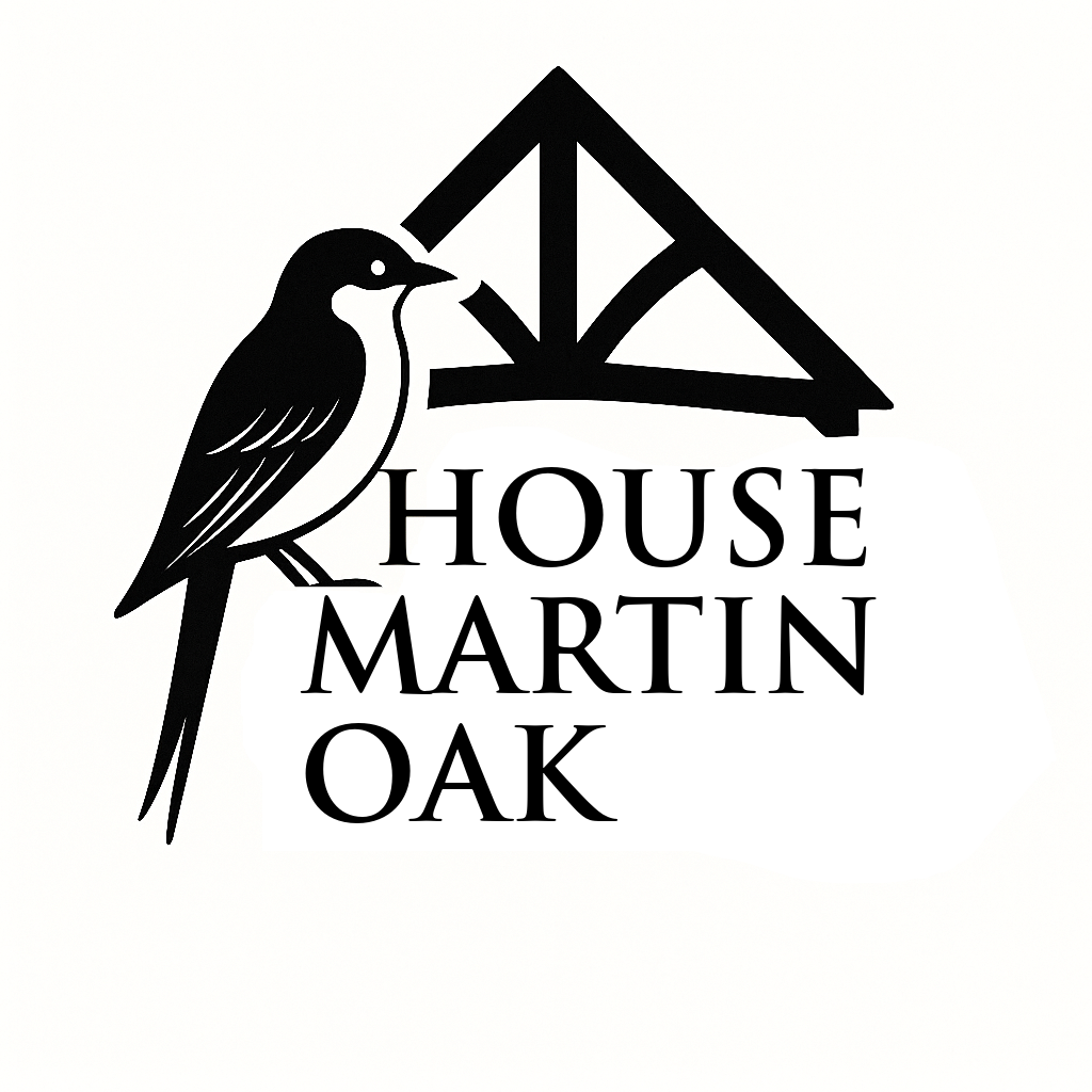 House Martin Oak Frames Logo